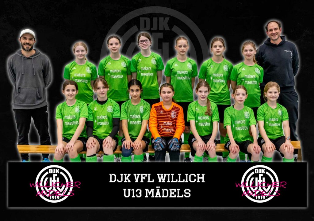 Die Mannschaft U13 des VFL Willich